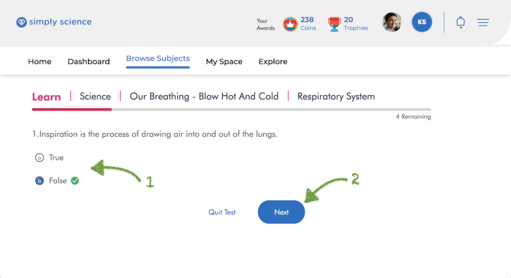 How to Find Lesson Spot Tests and Create Student Engagement in Simply Science LMS Teacher Portal