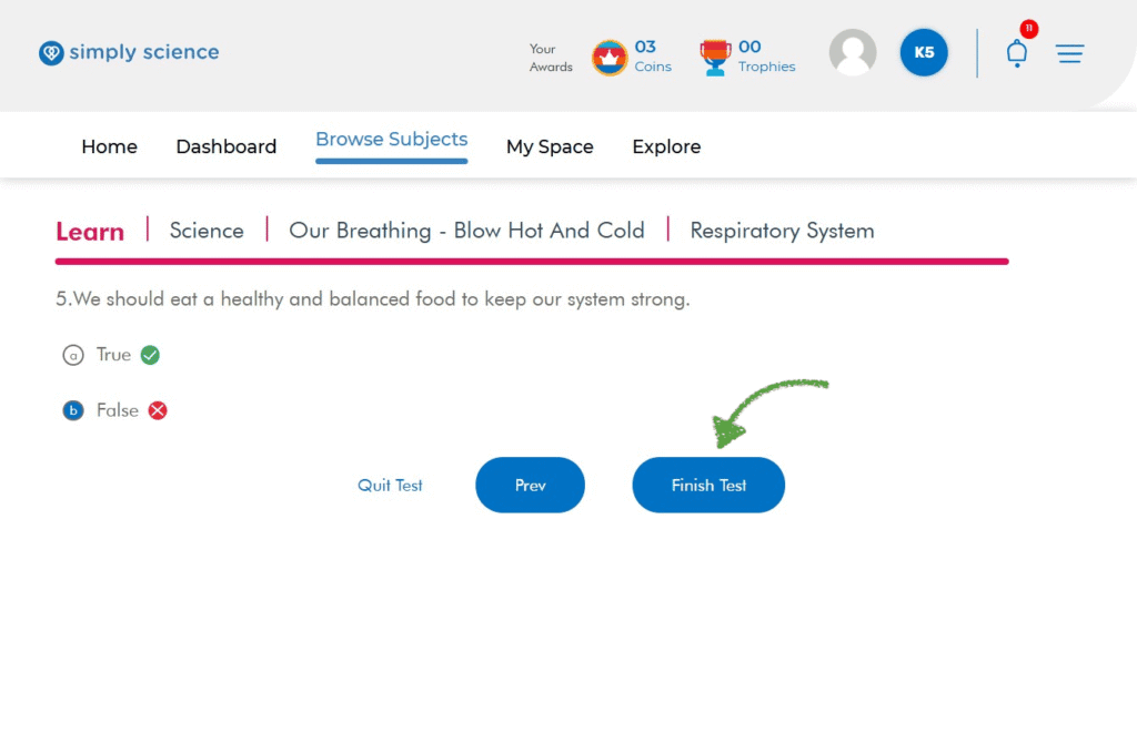 How to Find Lesson Spot Tests and Create Student Engagement in Simply Science LMS Teacher Portal